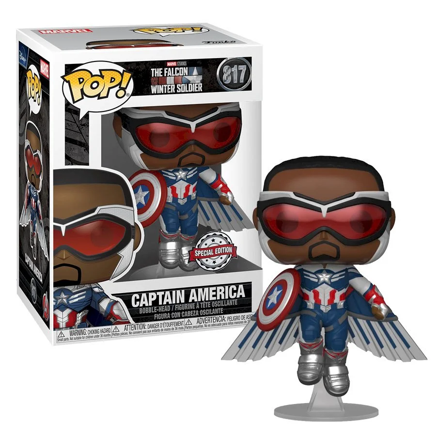 Figurka Funko POP! Marvel The Falcon and the Winter - Captain America Special Edition #817 – zdjęcie 3