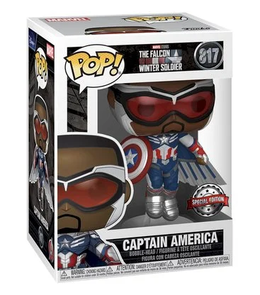 Figurka Funko POP! Marvel The Falcon and the Winter - Captain America Special Edition #817 – zdjęcie 4