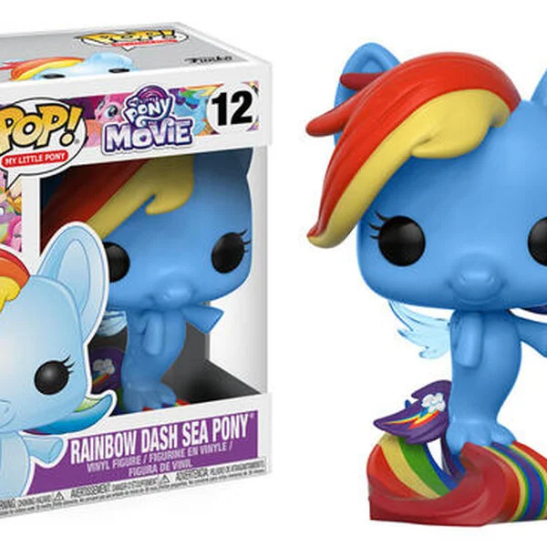 Funko POP! My Little Pony MLP Movie - Rainbow Dash Sea Pony w/ Chase 12 (Chase) *Na zamówienie