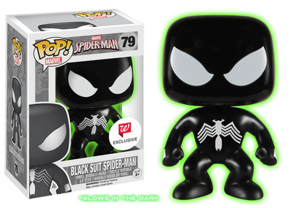Funko POP! Marvel Black Suit Spider-Man GLOW 79 (Glow) *Na zamówienie