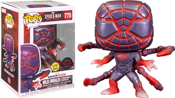Figurka Spider Man Funko POP Programmable Matter Suit 775 Glow Exc – zdjęcie 2