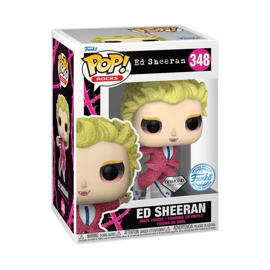 Figurka Funko POP! Rocks Ed Sheeran Bad Habits Diamond Glitter Special Edition #348 – zdjęcie 3
