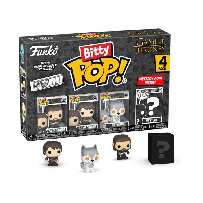 Funko POP! Game of Thrones - Ned Stark, Arya Stark, Nymeria & Mystery Bitty 4-Pack #4