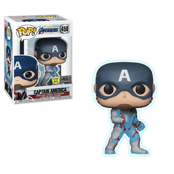 Funko POP! Marvel Captain America (Glow in the Dark) 450 (Glow) *Na zamówienie