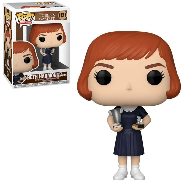 Figurka Funko POP Queens Gambit: Beth with Trophies 1121 (Uszkodzone pudełko - zdjęcie)