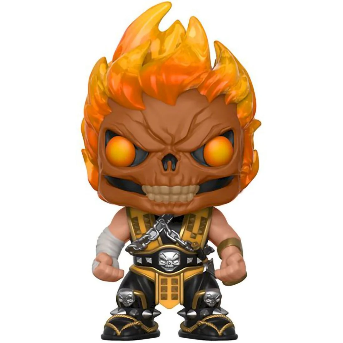 Figurka Mortal Kombat: Funko POP Scorpion (Flaming Skull ) Hot topic 255 *Na zamówienie – zdjęcie 2