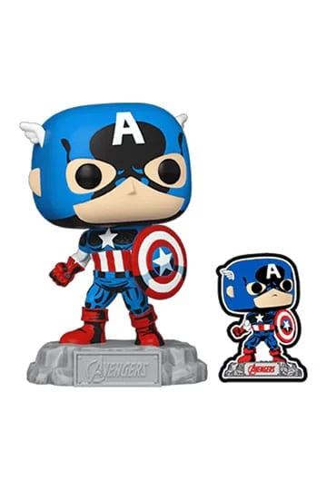 Figurka Funko POP! Avengers: Beyond Earth's Mightiest POP! Vinyl Figure Captain America with Pin