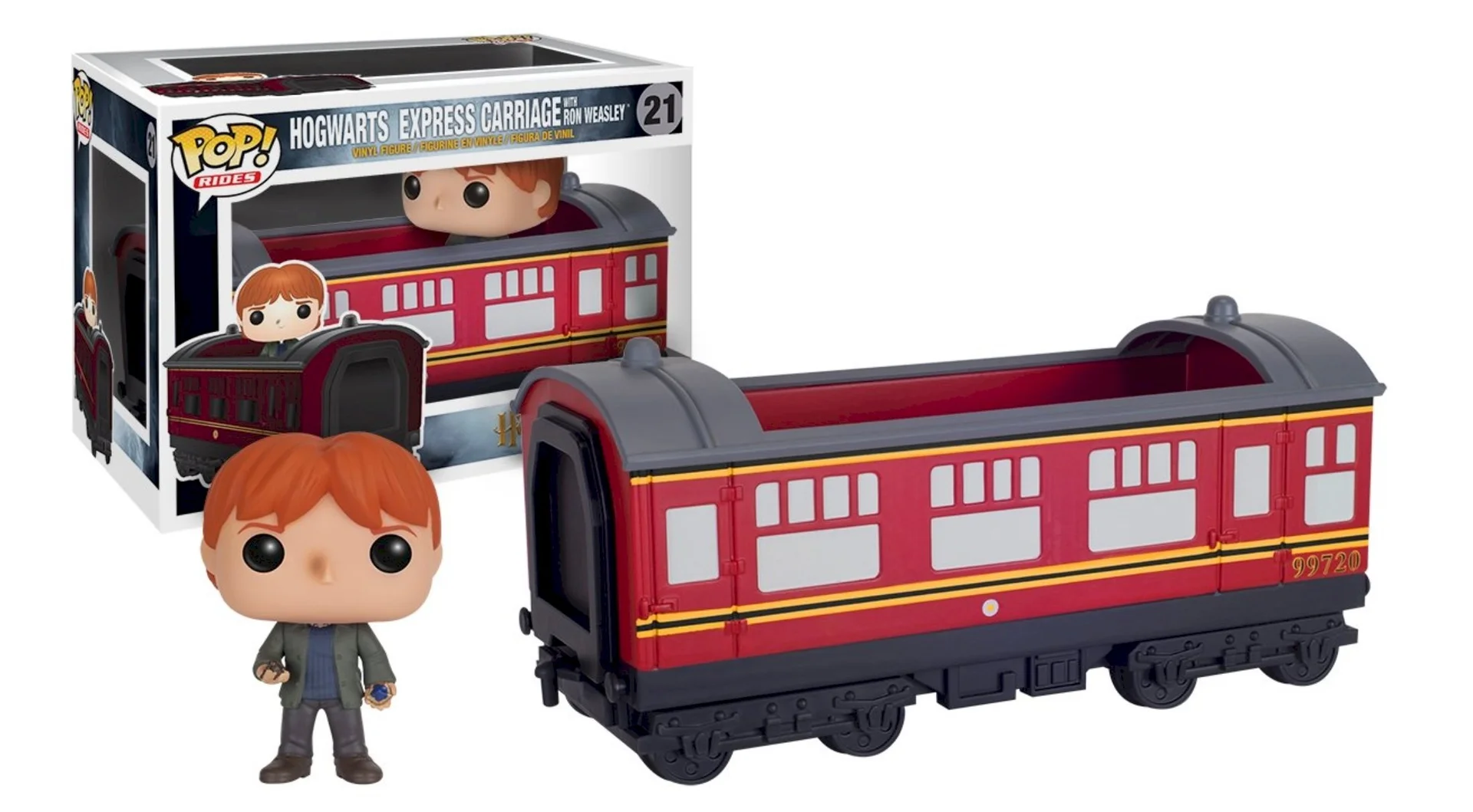 Figurka Funko POP! Harry Potter Hogwarts Express Train car with Ron Weasley #21 *Na zamówienie