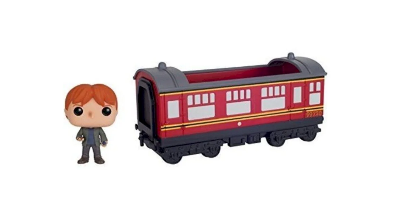 Figurka Funko POP! Harry Potter Hogwarts Express Train car with Ron Weasley #21 *Na zamówienie – zdjęcie 2