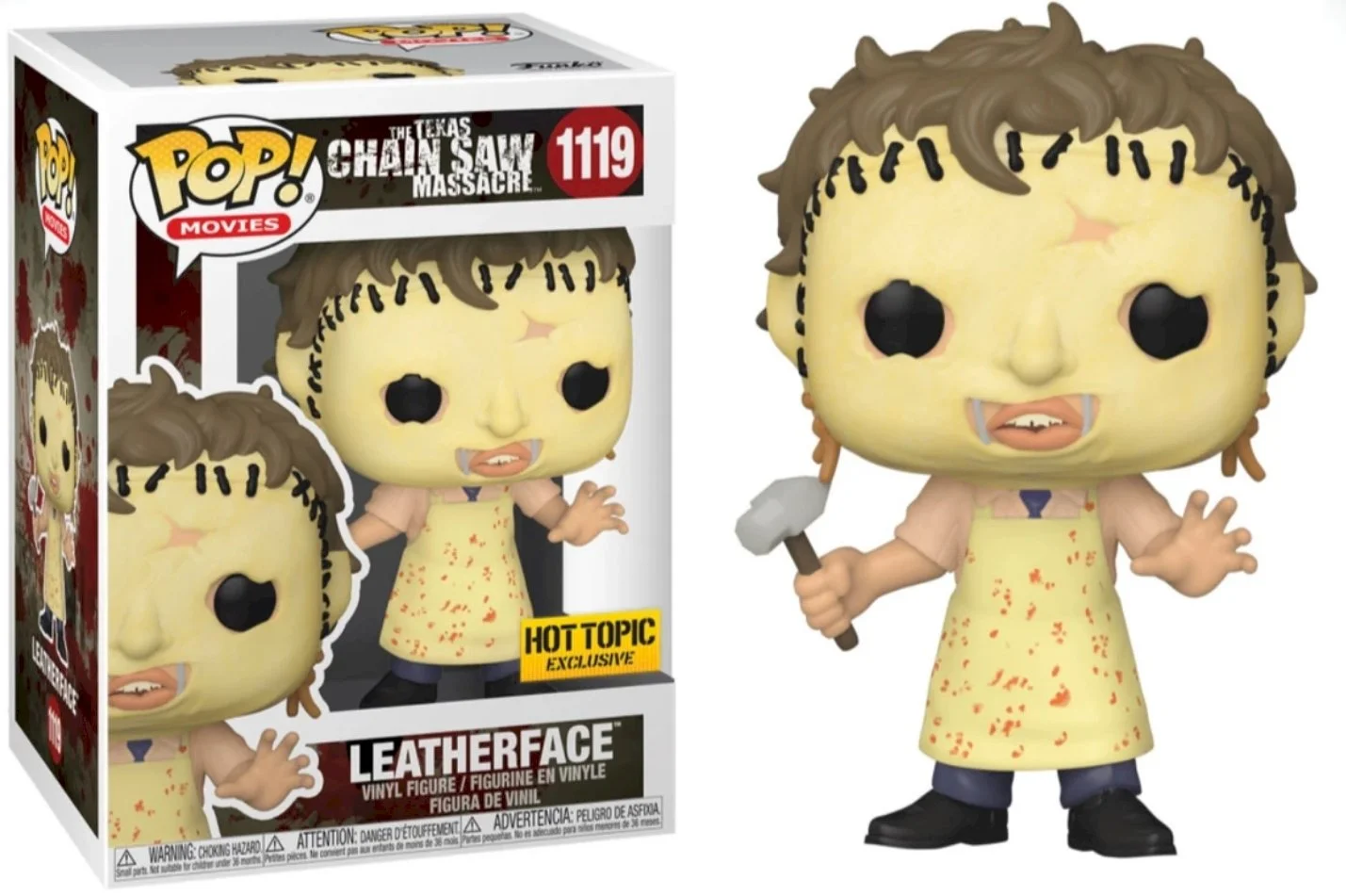 Figurka Funko POP The Texas Chainsaw Massacre: Leatherface with Hammer 1119 Hot Topic Exc *Na zamówienie