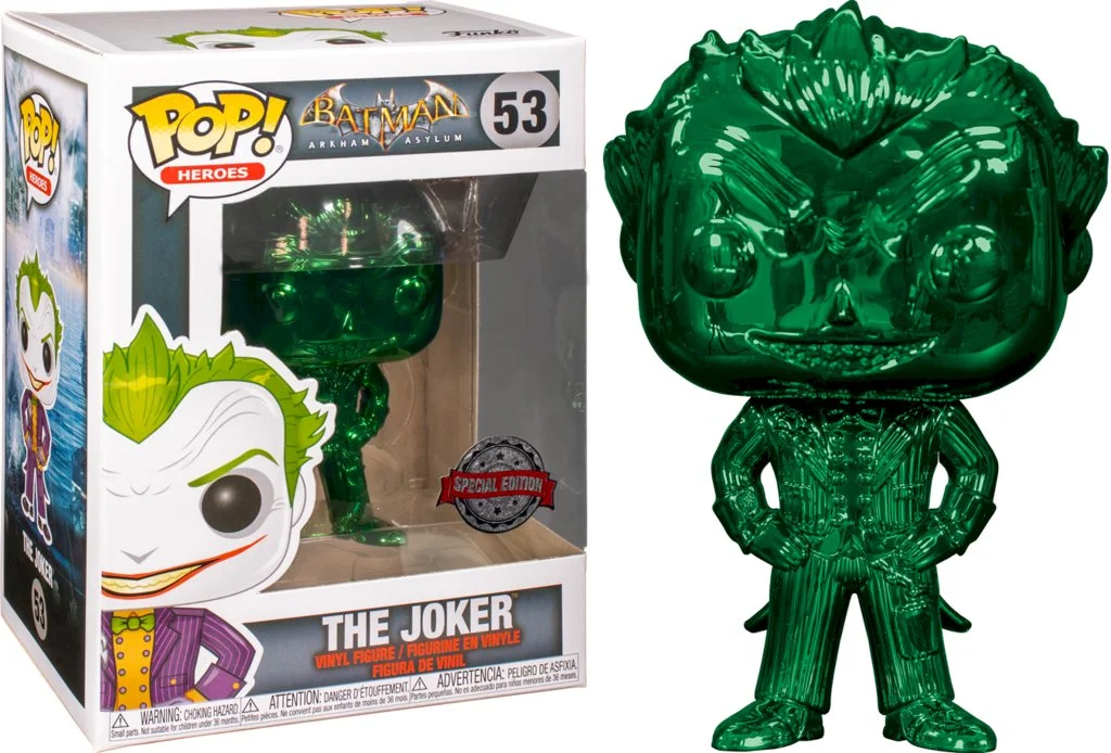 Figurka Batman Funko POP The Joker 53 (Green Chrome) EXC *Na zamówienie – zdjęcie 3