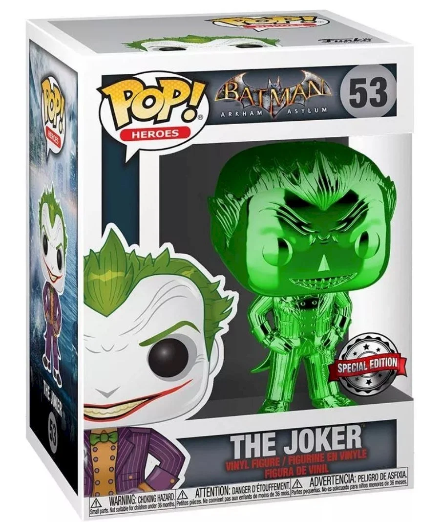 Figurka Batman Funko POP The Joker 53 (Green Chrome) EXC *Na zamówienie – zdjęcie 2