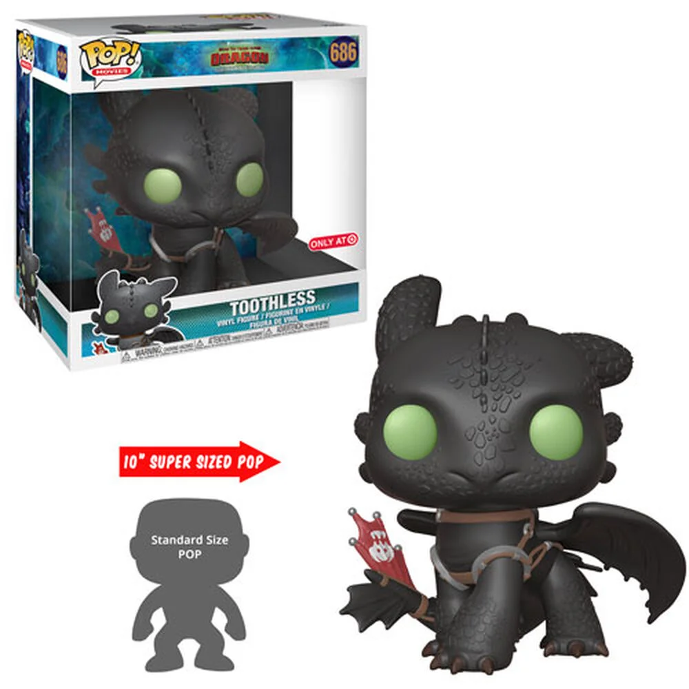 Funko POP! How to Train Your Dragon Toothless (Hidden World) (10-Inch) 686 (Exclusive) *Na zamówienie