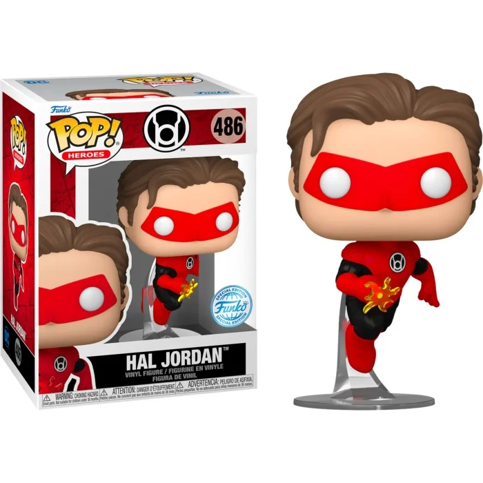 Funko POP! Green Lantern - Hal Jordan (Red Lantern) Special Edition #486