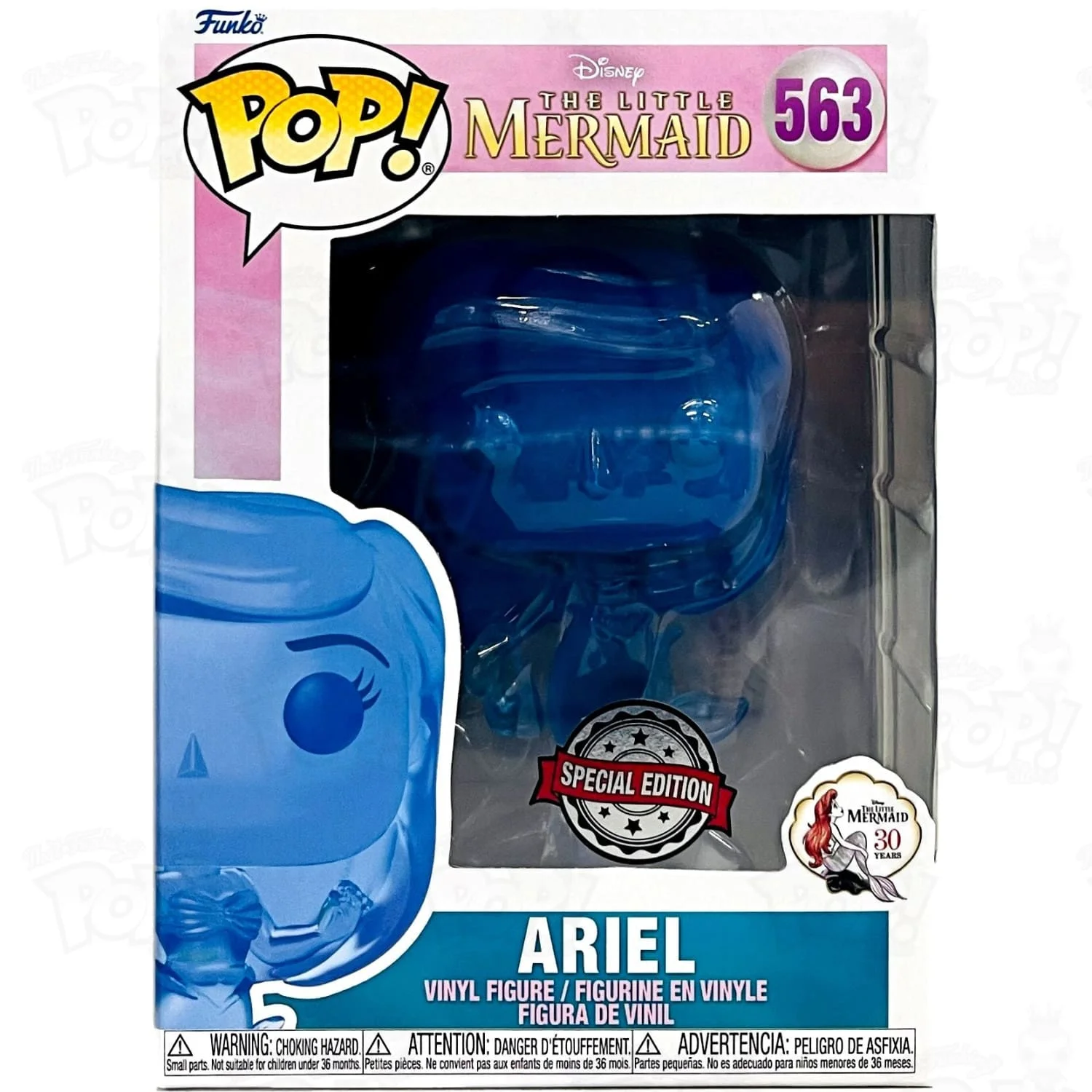 Figurka Funko POP! Little Mermaid - Ariel with Bag (Blue Translucent) Special Edition #563