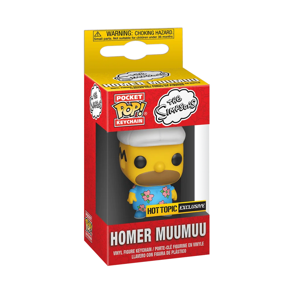 Funko POP! The Simpsons Keychain: Simpsons- Homer in Muumuu (Exclusive) *Na zamówienie