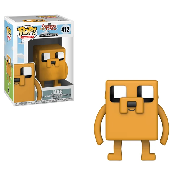 Funko POP! Cartoon Network Adventure Time/Minecraft S1 - Jake 412 (Exclusive) *Na zamówienie