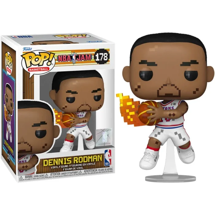 Funko POP! NBA Basketball NBA Jam - Dennis Rodman 8-Bit Special Edition