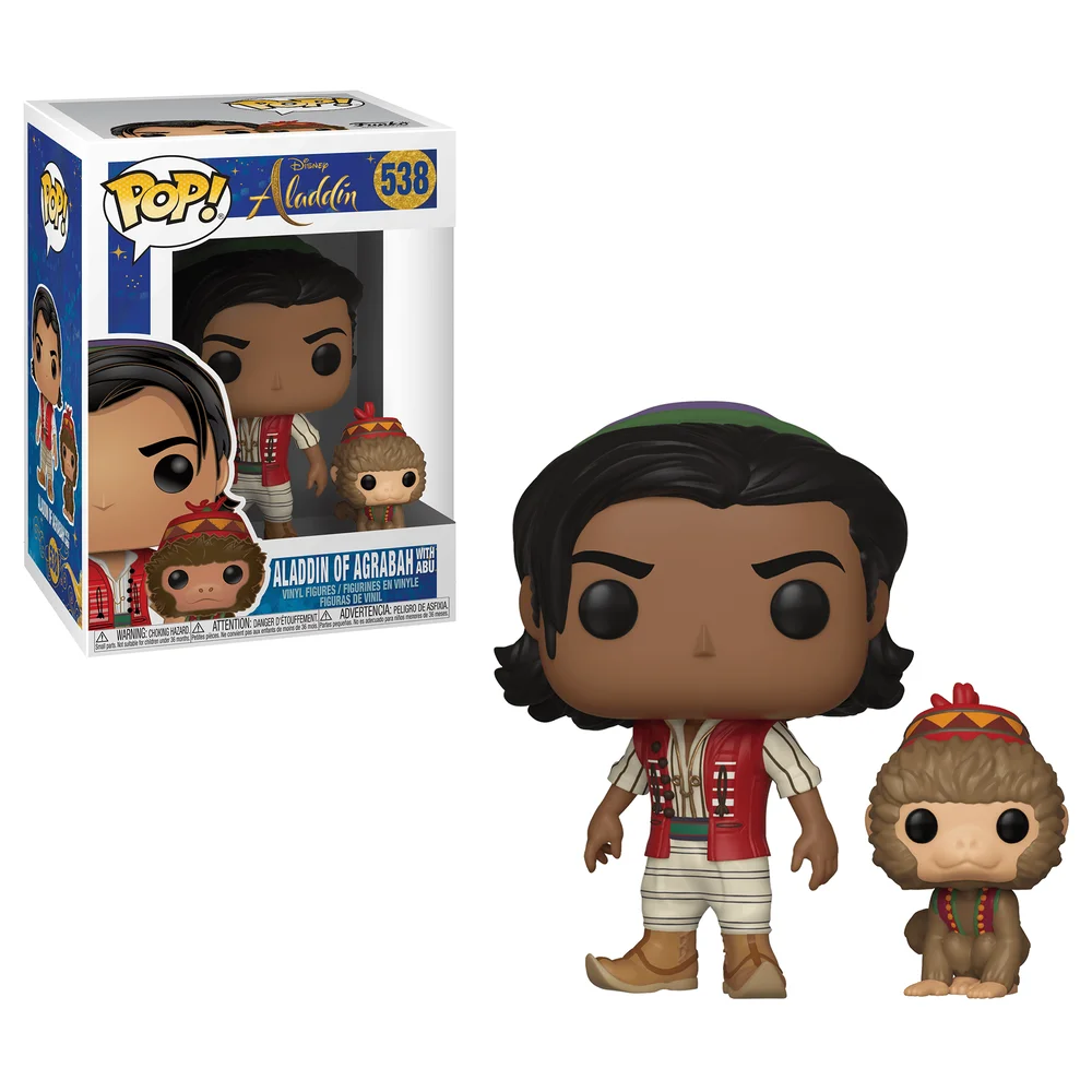 Funko POP! Disney & Buddy: Aladdin (Live) - Aladdin w/Abu 538 *Na zamówienie