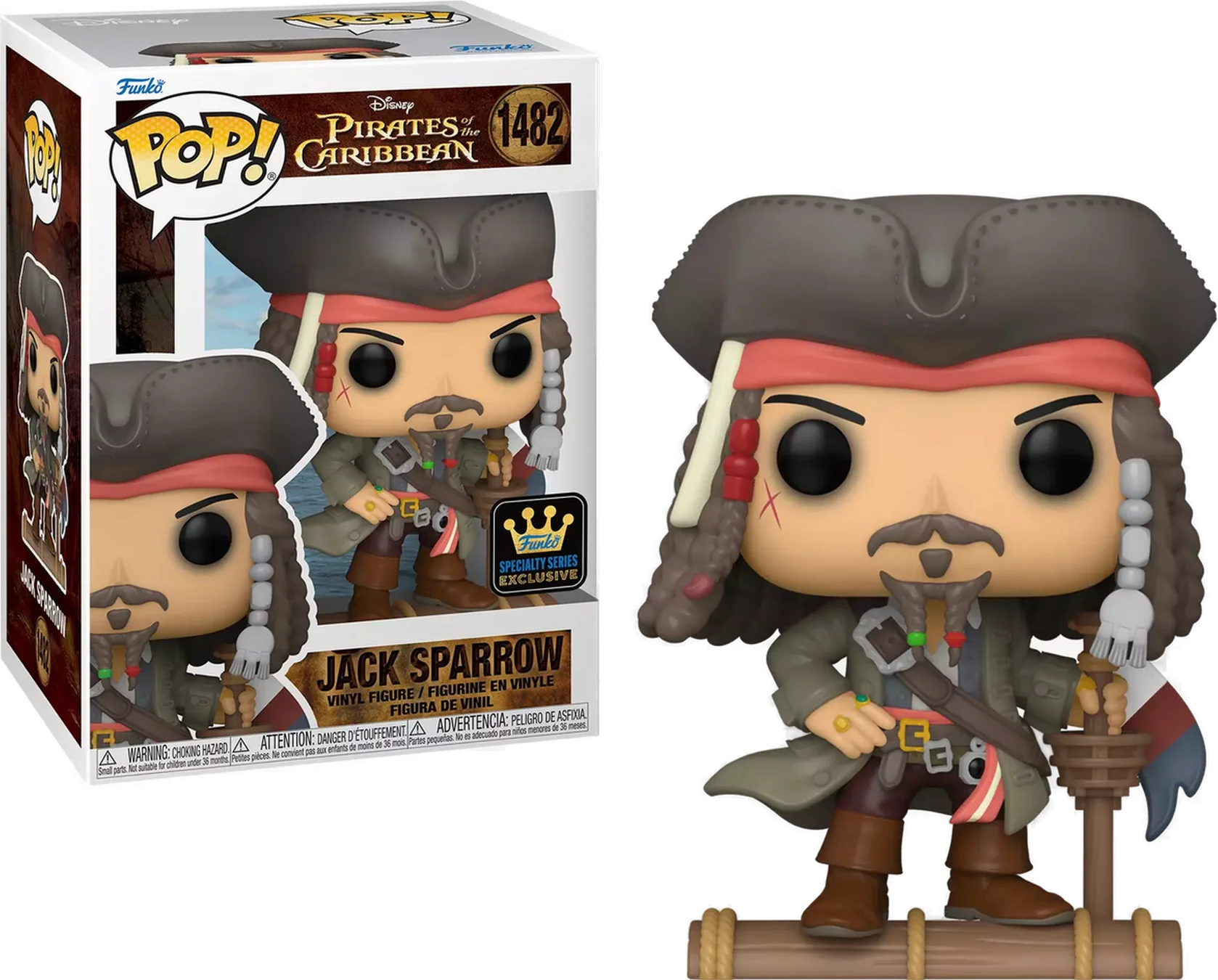 Figurka Funko Pop! Disney: Pirates Of The Caribbean - Jack Sparrow (Specialty Series) #1482* Na zamówienie