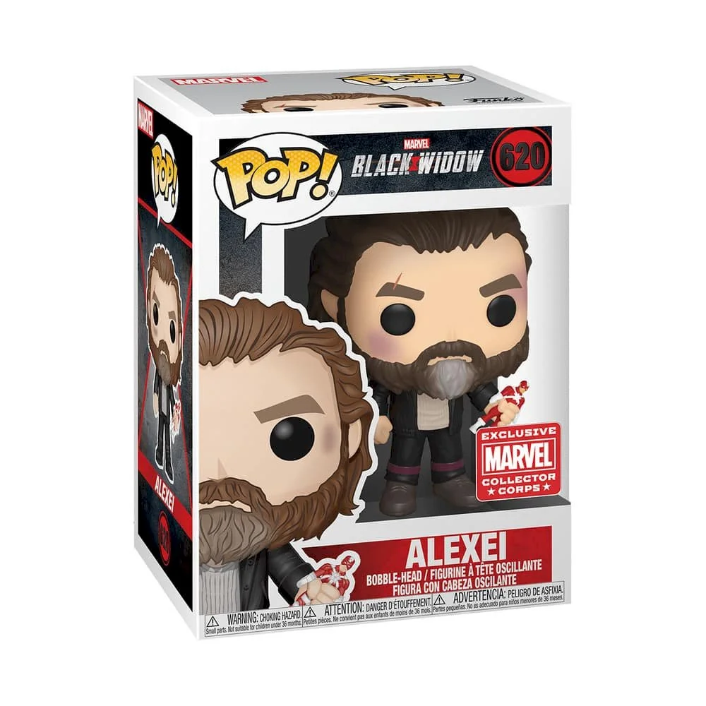 Figurka Black Widow Funko POP Alexei 620 Collector Corps Exc – zdjęcie 2