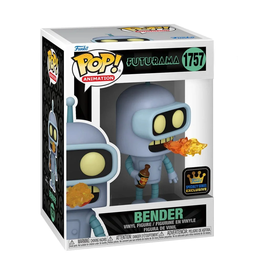 Figurka Funko Pop! Animation: Futurama - Bender (Specialty Series) #1757* Na zamówienie