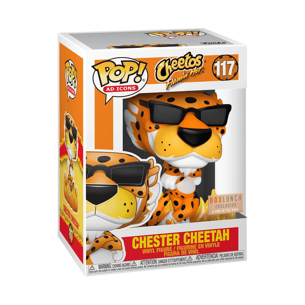 Funko POP! Ad Icons Ad Icons: Cheetos- Flaming Hot Chester (GW) (BL) 117 (Glow) *Na zamówienie