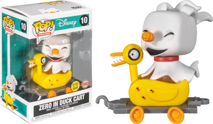 Figurka Funko POP Disney The Nightmare Before Christmas - Zero in Duck Cart 10 Exc – zdjęcie 2