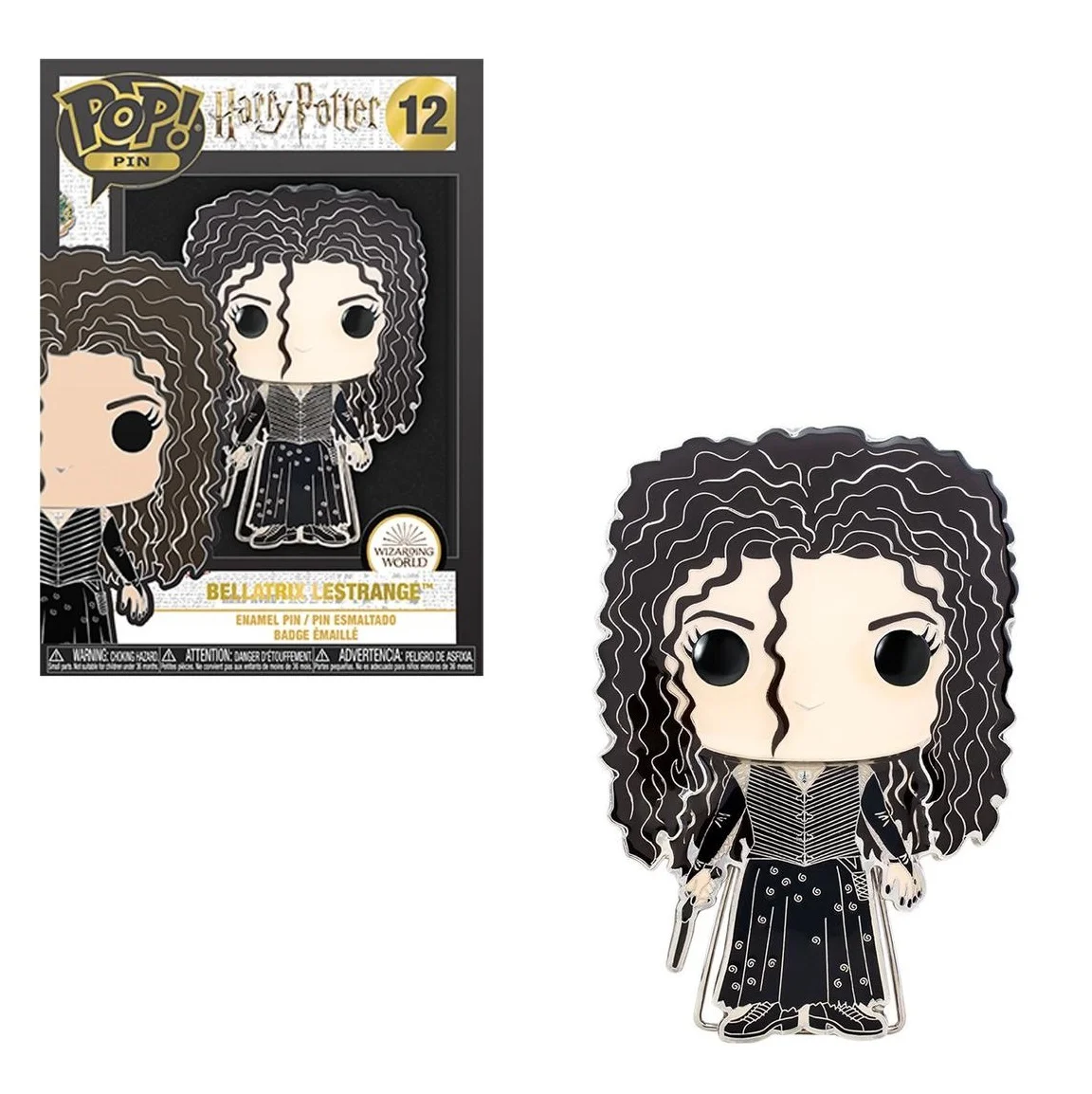 Funko POP! Pin przypinka Harry Potter Bellatrix Lestrange #12