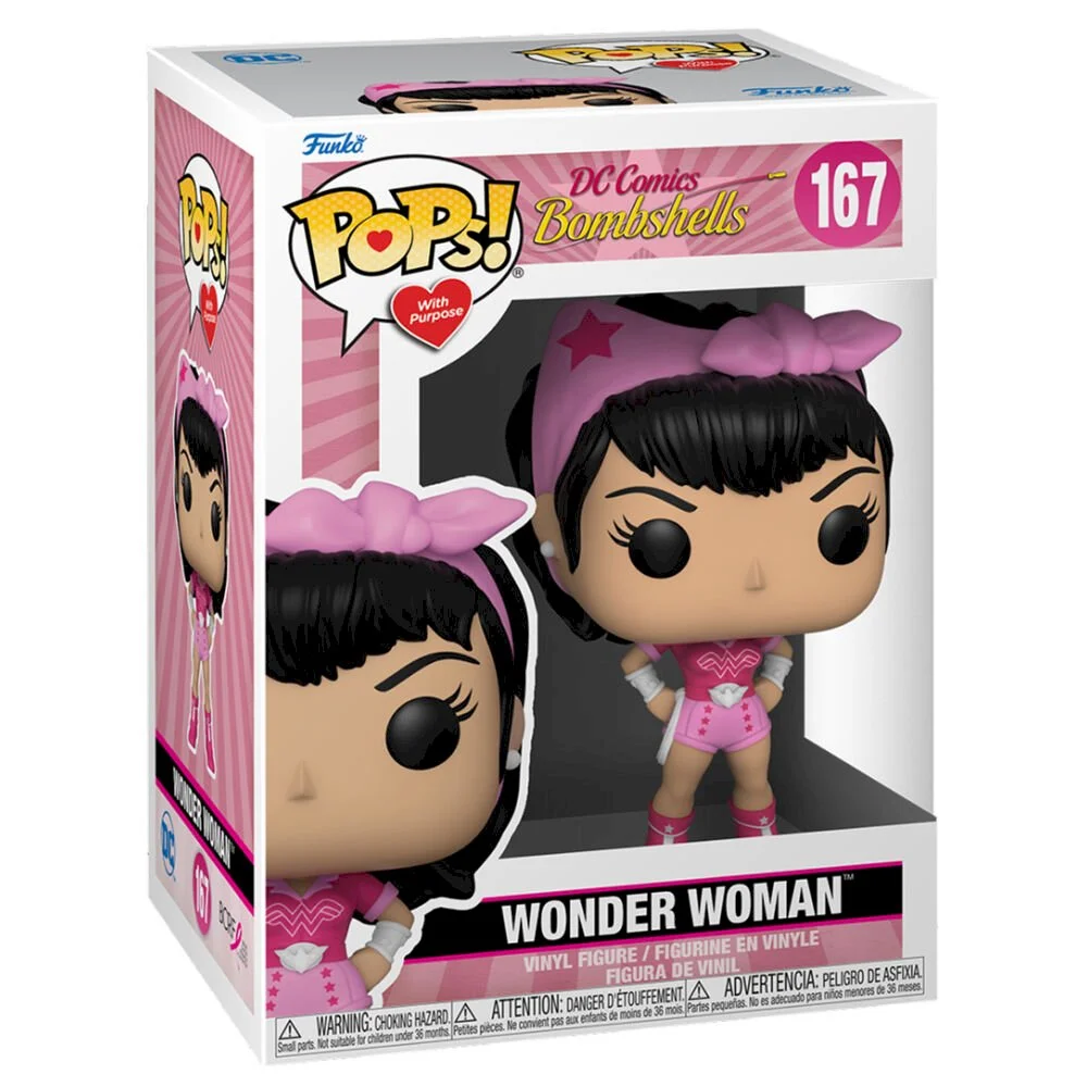 Figurka Funko Pop DC Comics - BC Awareness Bombshell: Wonder Woman 167 – zdjęcie 2