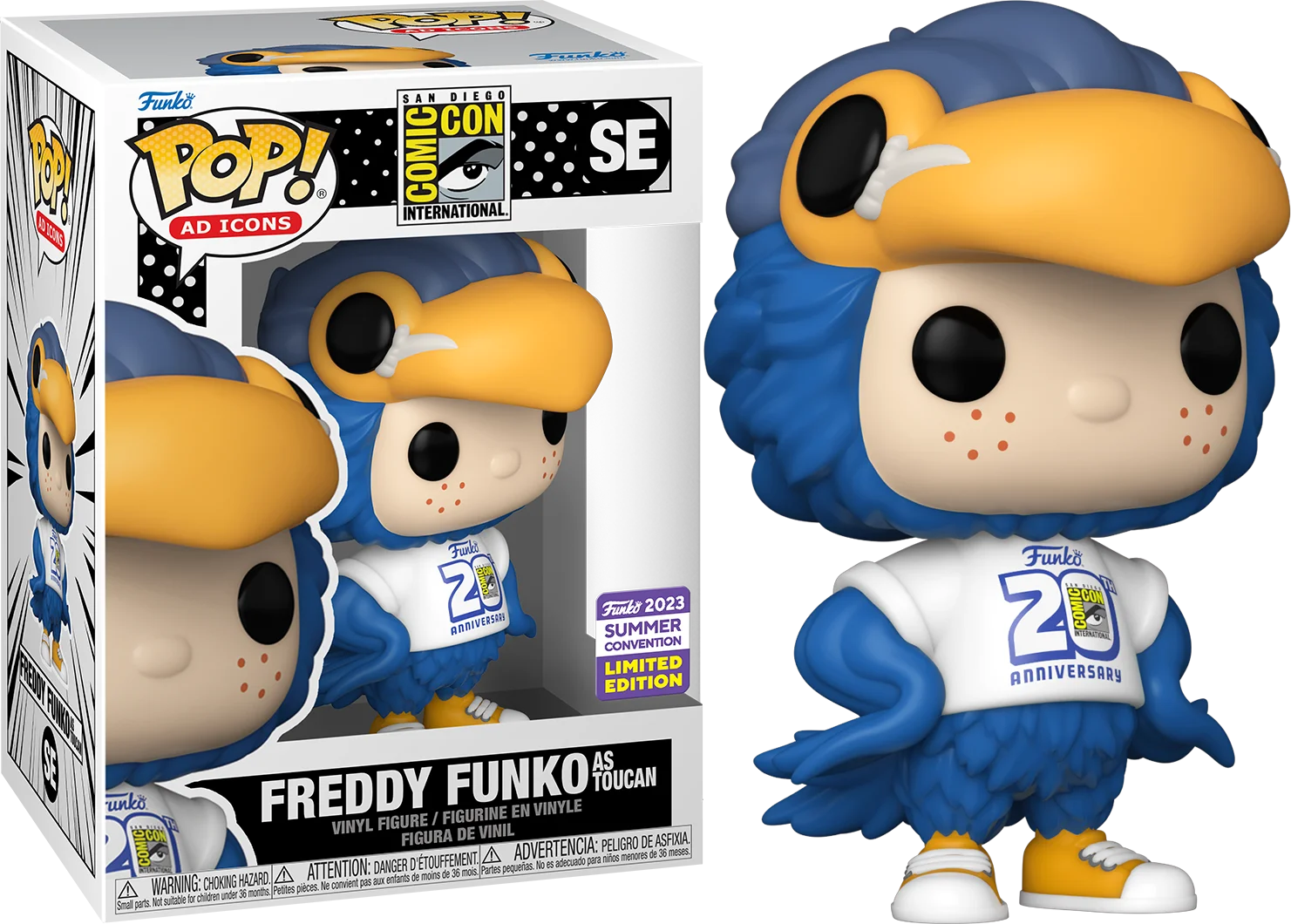 Figurka Funko Pop! Ad Icons: Freddy Funko As Toucan (2023 Summer Convention) #Se* Na zamówienie