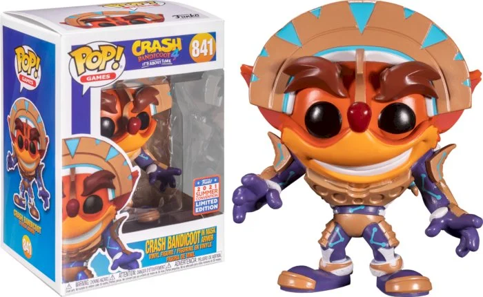 Figurka Funko POP Crash Bandicoot with Mask Armour 841 Exc *Na zamówienie