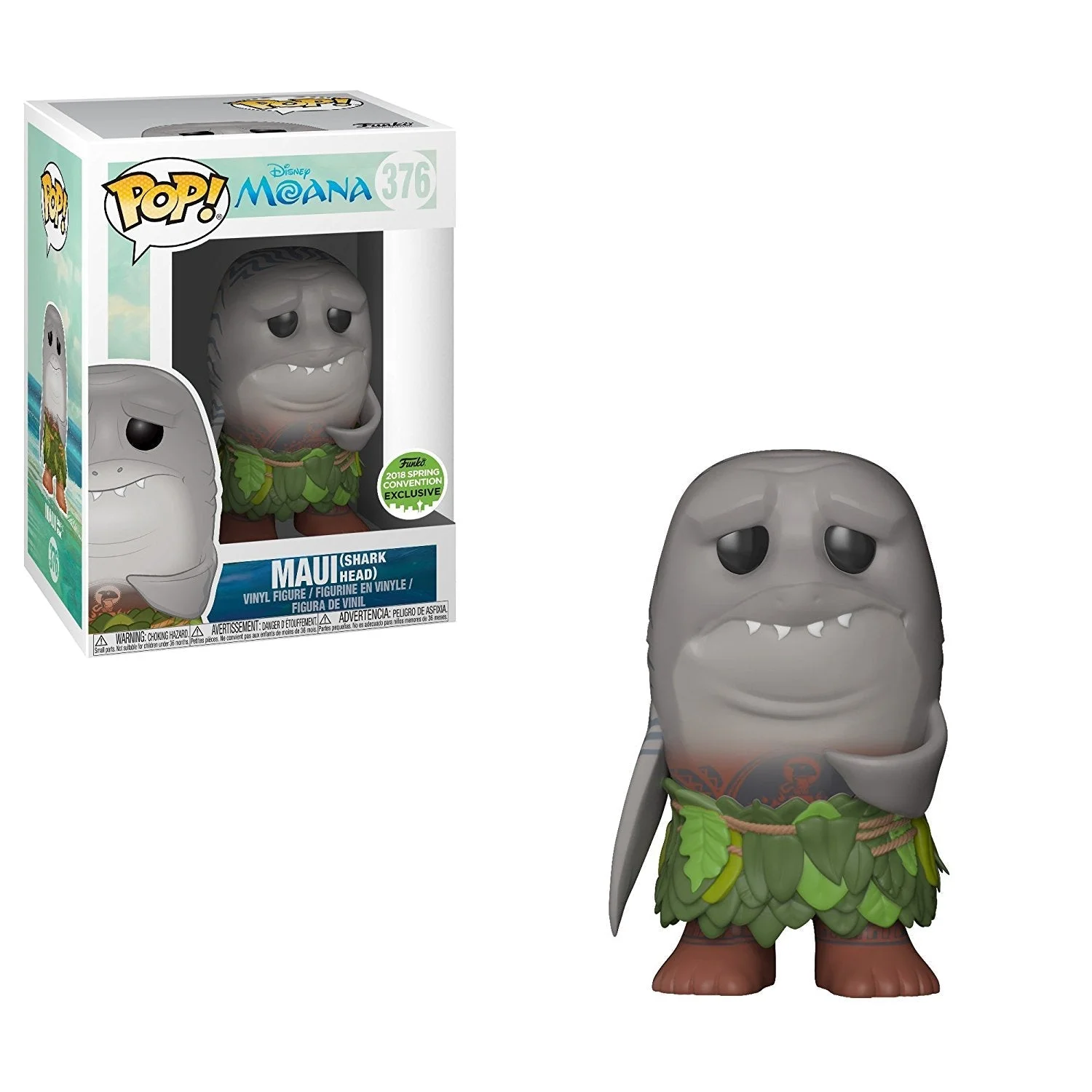 Figurka Funko POP! Disney Moana Maui (Shark Head)(2018 Spring Convention) Special Edition #376 *Na zamówienie