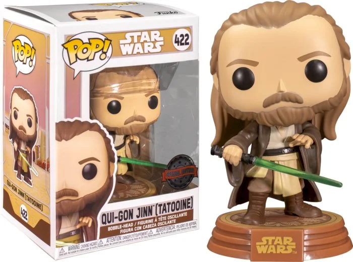 Funko pop Star Wars: Qui-Gon Jinn Tatooine 422 Exc *Na zamówienie