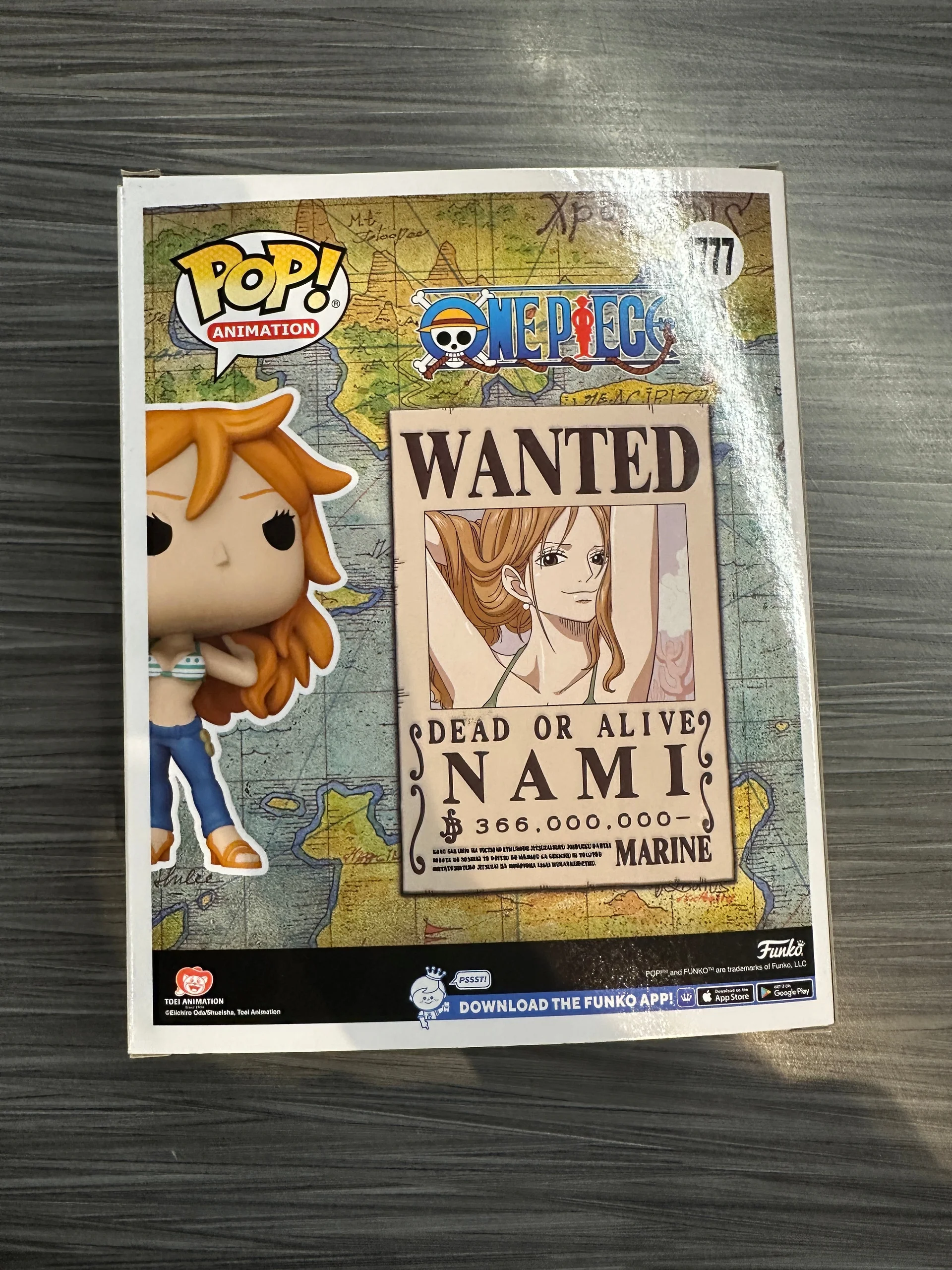 Figurka Funko POP! Animation One Piece - Nami [Wanted Poster] (Target) #1777 *Na zamówienie – zdjęcie 4