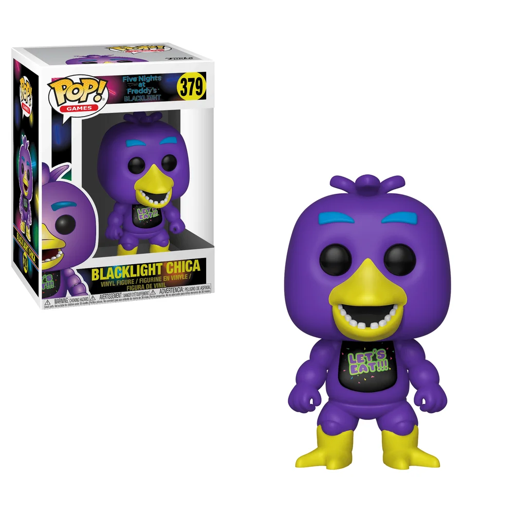 Funko POP! Five Nights at Freddy's FNAF Black Light-Chica 379 (Exclusive) *Na zamówienie