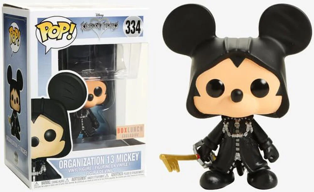 Funko POP! Kingdom Hearts KH -Mickey -Org13Mickeyw/GLChase(Hood) 334 (Chase) *Na zamówienie