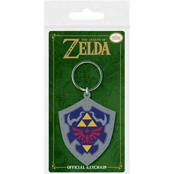 Gumowy brelok Zelds: Porte-Clés Caoutchouc - Hylian Shield