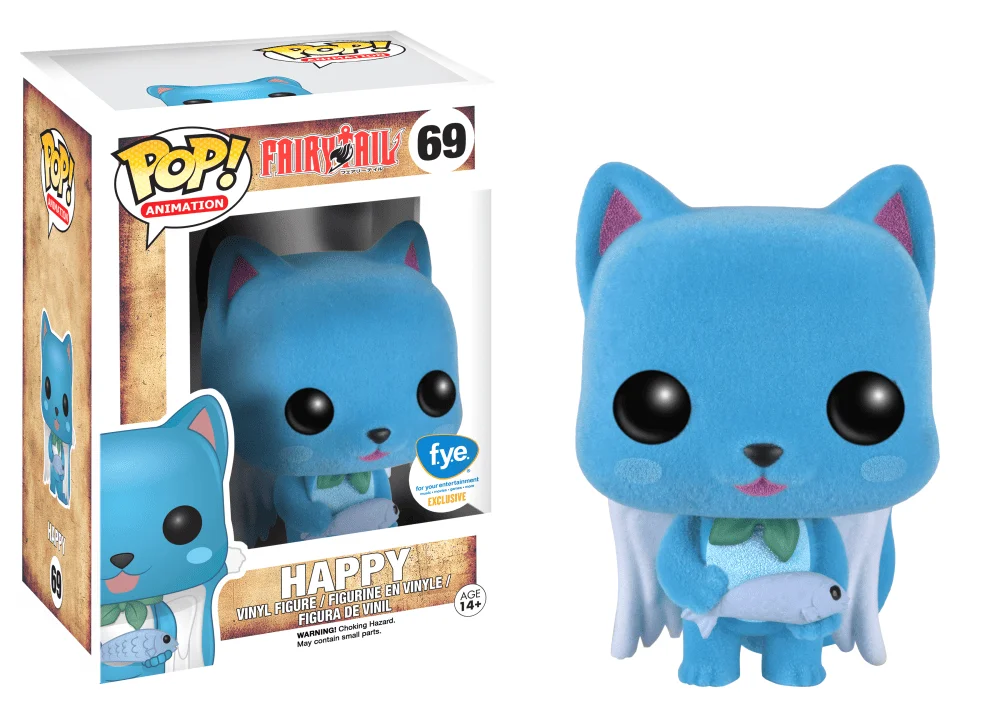 Funko POP! Fairy Tail Happy 69 (Flocked) *Na zamówienie