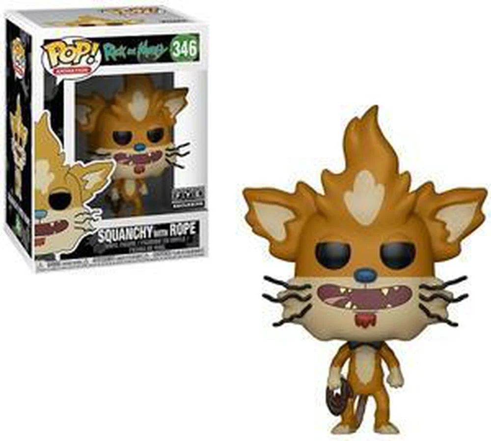 Funko POP! Rick and Morty Animation R&M S2-Squanchy w/Rope 346 (Exclusive) *Na zamówienie