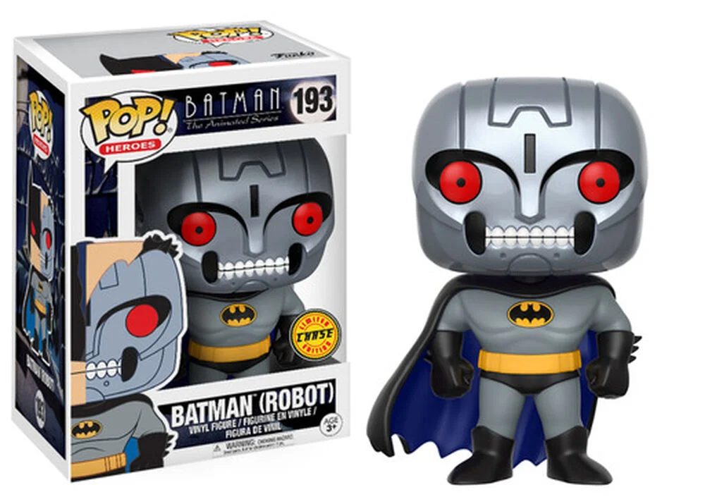 Funko POP! DC Comics Animated Batman - Robot Bat /CHASE 193 (Chase) *Na zamówienie
