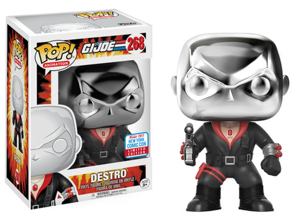 Funko POP! G.I. Joe Destro (Chrome) 268 (Exclusive) *Na zamówienie