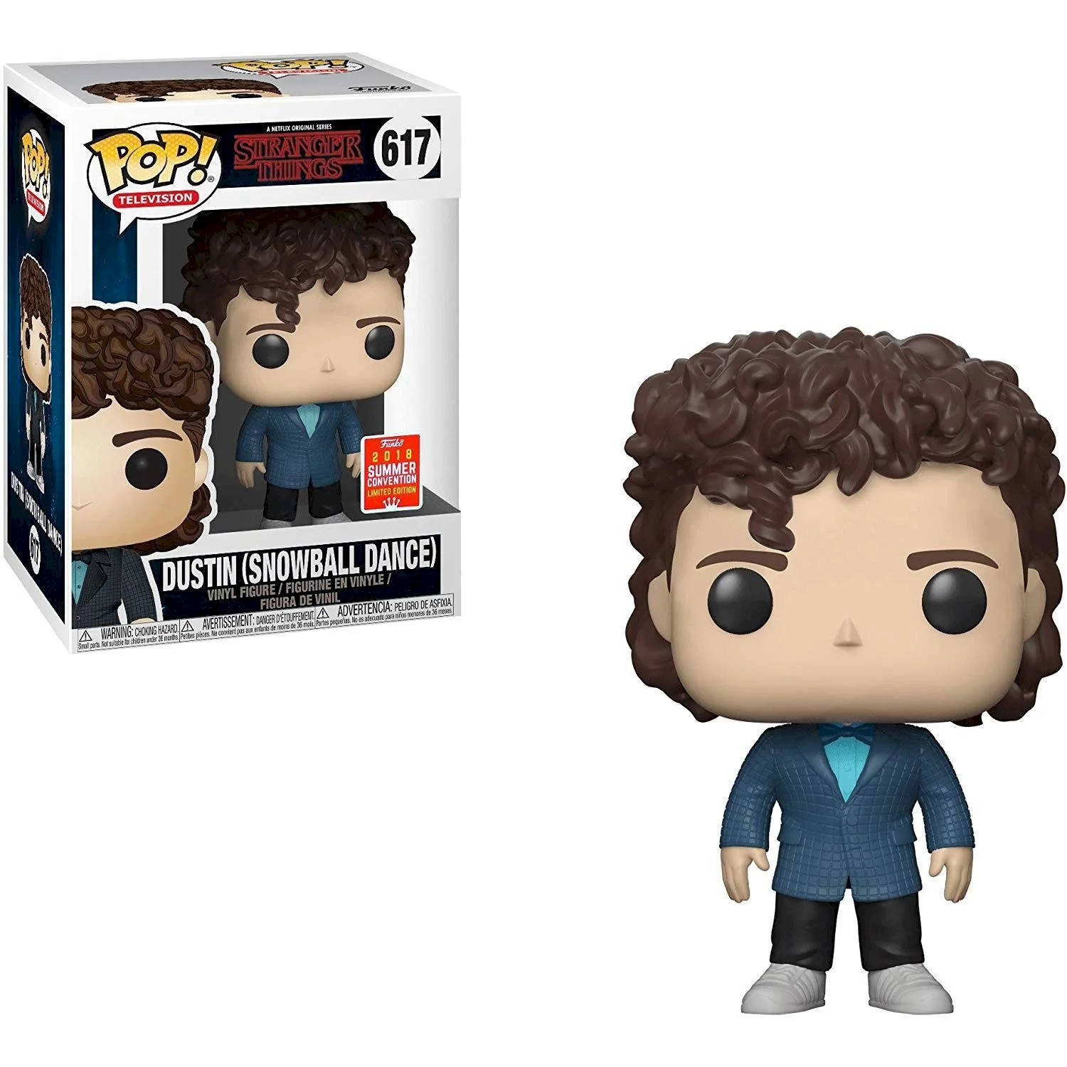 Figurka Funko POP! Stranger Things Dustin(Snowball Dance) - 2018 Summer Convention Special Edition #617 *Na zamówienie