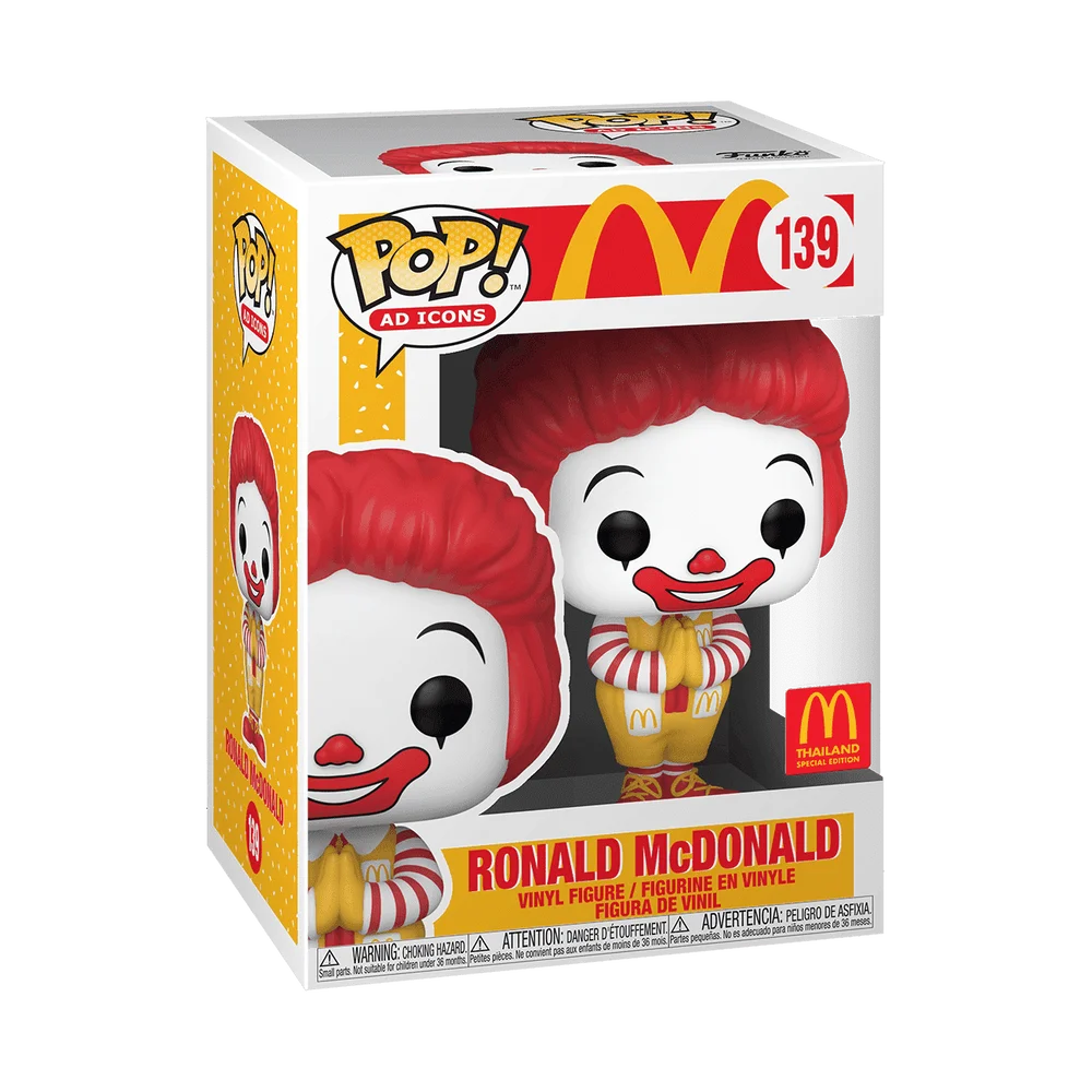 Funko POP! McDonald's Ronald McDonald 139 (Chase) *Na zamówienie