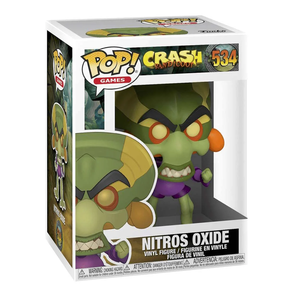 Figurka Funko POP Crash Bandicoot: Nitros Oxide *Niewielkie uszkodzenie pudełka* – zdjęcie 3