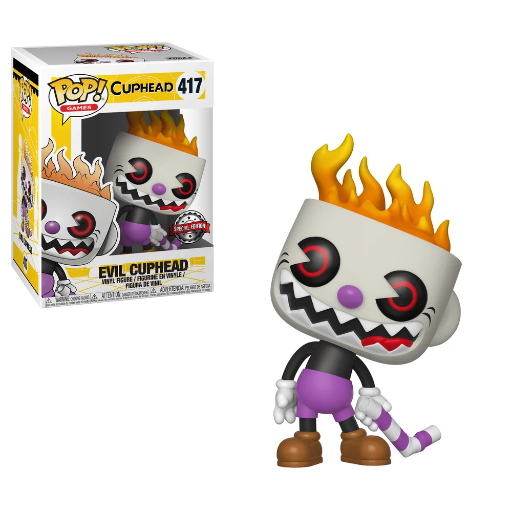 Funko POP! Cuphead S2 - Cuphead (Soulless) 417 (Exclusive) *Na zamówienie