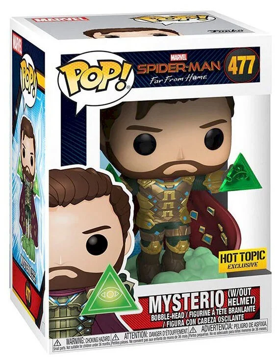 Figurka Funko POP Marvel Spider-Man: Far From Home -Mysterio 477 Hot Topic Exc – zdjęcie 3