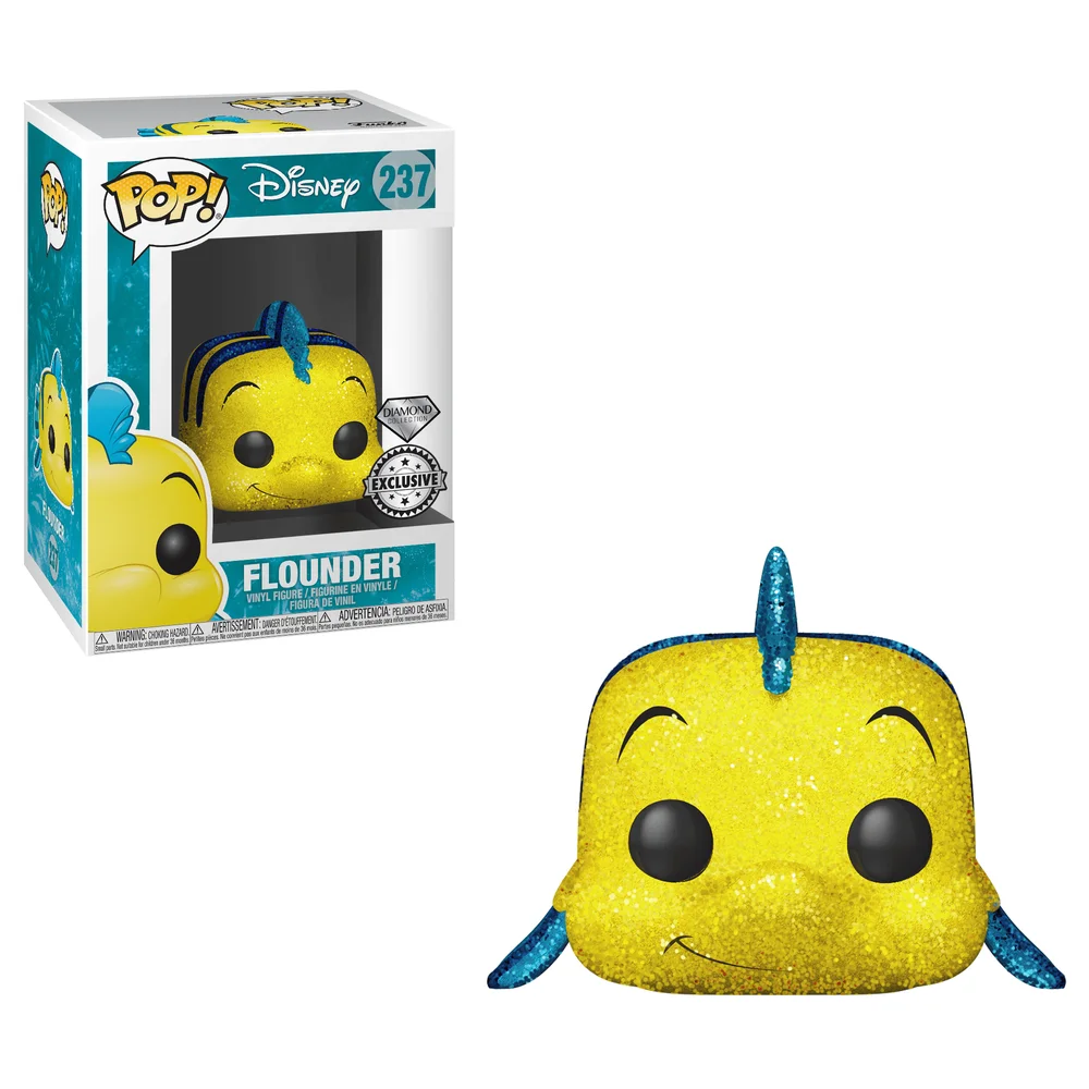 Funko POP! Disney The Little Mermaid - Flounder (DGLT) 237 (Exclusive) *Na zamówienie