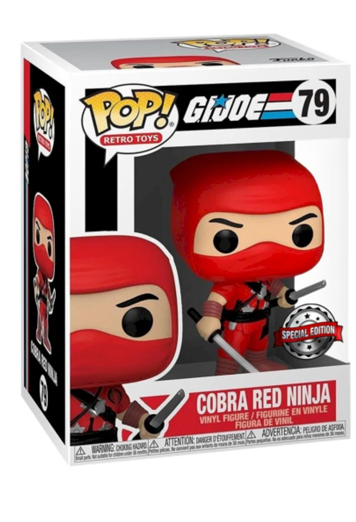 Figurka G.I. Joe Funko POP Cobra Red Ninja 79 Exc – zdjęcie 3