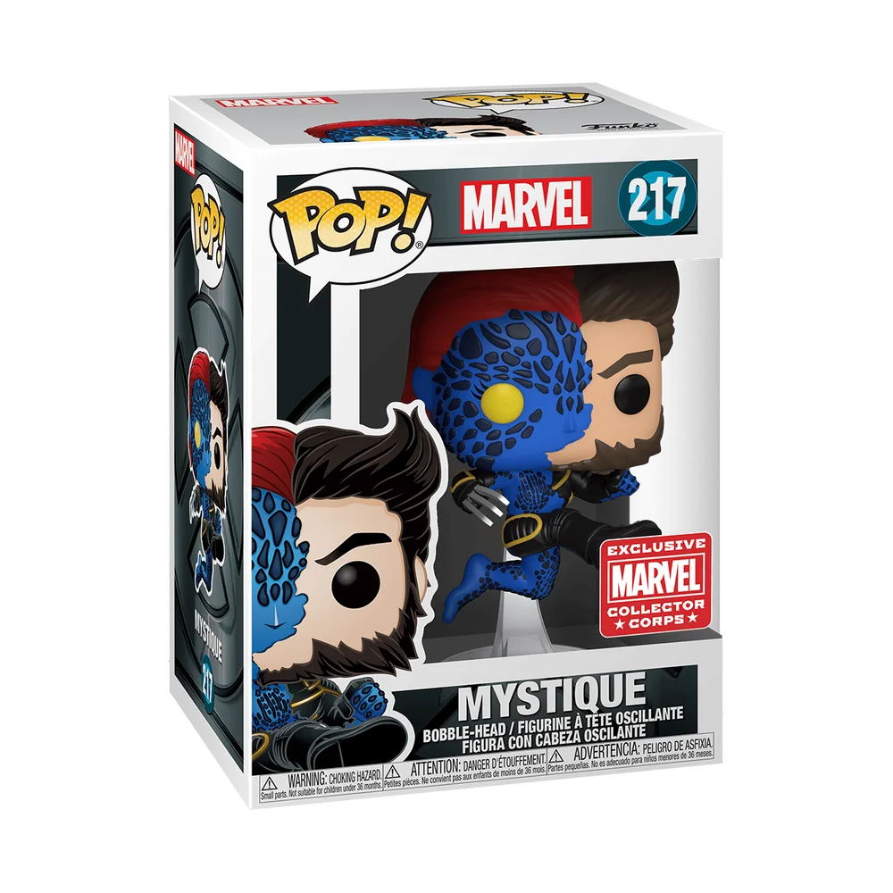 Funko POP! Marvel N4S AMB: X-Men 20th- Mystique Half Transformed- POP 1 217 (Exclusive) *Na zamówienie